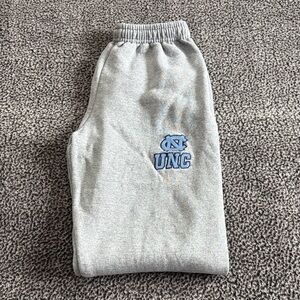 Russell Athletic Gray Sweatpants with Blue Logo